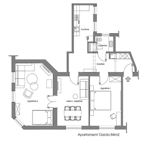Sanhaus - Garda - Z 2 Sypialniami I Parkingiem Appartement *